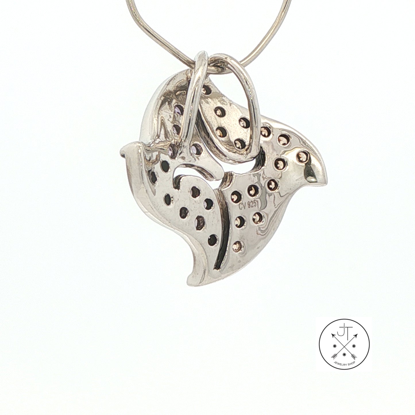 2003 LeVian Sterling Silver Pendant with Citrine and Amethyst Grand Sample