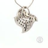 2003 LeVian Sterling Silver Pendant with Citrine and Amethyst Grand Sample