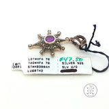 2001 LeVian Sterling Silver Pendant Natural Amethyst and Marcasite Grand Sample Star