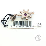 2001 LeVian Sterling Silver Pendant Natural Amethyst and Marcasite Grand Sample Star