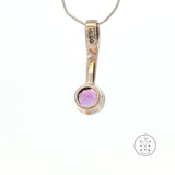 2001 LeVian Sterling Silver Pendant Natural Amethyst and Marcasite Grand Sample Large