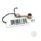 2001 LeVian Sterling Silver Pendant Natural Amethyst and Marcasite Grand Sample Large