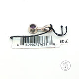 2001 LeVian Sterling Silver Pendant Natural Amethyst and Marcasite Grand Sample Small