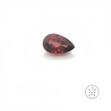 3.82 Carat Natural Pink Zircon 11.5 x 7.3 mm Pear Faceted Gemstone Loose Red Purple