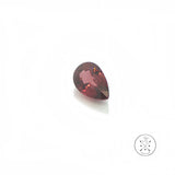 3.82 Carat Natural Pink Zircon 11.5 x 7.3 mm Pear Faceted Gemstone Loose Red Purple