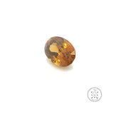 8.04 Carat Natural Yellow Zircon 13.4 x 9.4 mm Oval Faceted Gemstone Loose