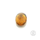 8.04 Carat Natural Yellow Zircon 13.4 x 9.4 mm Oval Faceted Gemstone Loose