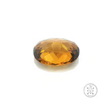 8.04 Carat Natural Yellow Zircon 13.4 x 9.4 mm Oval Faceted Gemstone Loose