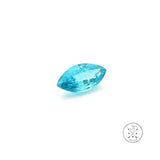 3.02 Carat Natural Blue Zircon 13.8 x 6.4 mm Marquise Faceted Gemstone Loose