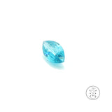 3.02 Carat Natural Blue Zircon 13.8 x 6.4 mm Marquise Faceted Gemstone Loose