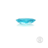 3.02 Carat Natural Blue Zircon 13.8 x 6.4 mm Marquise Faceted Gemstone Loose