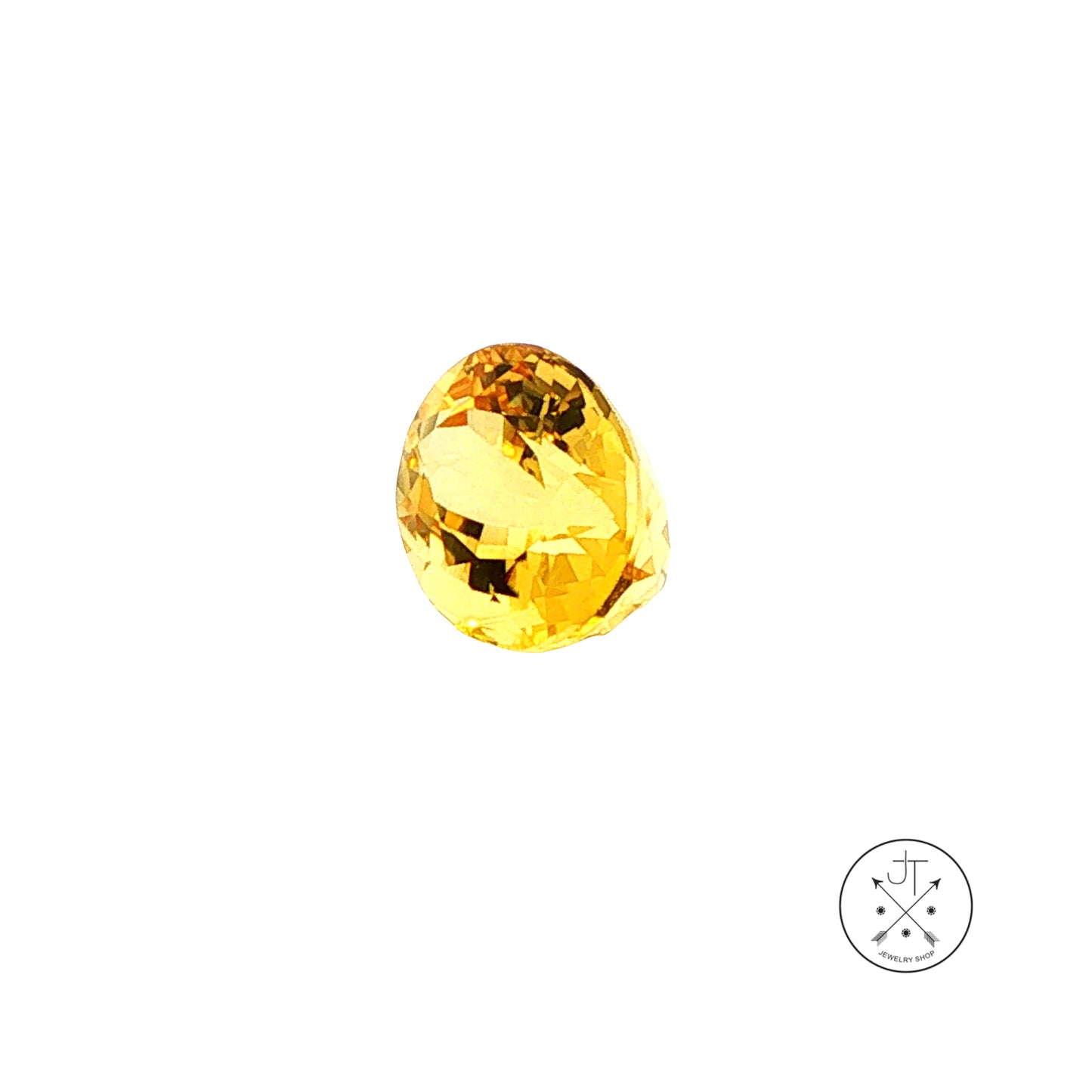 3.57 Carat Natural Heliodor Beryl 10.8 x 8.4 mm Oval Faceted Gemstone Loose