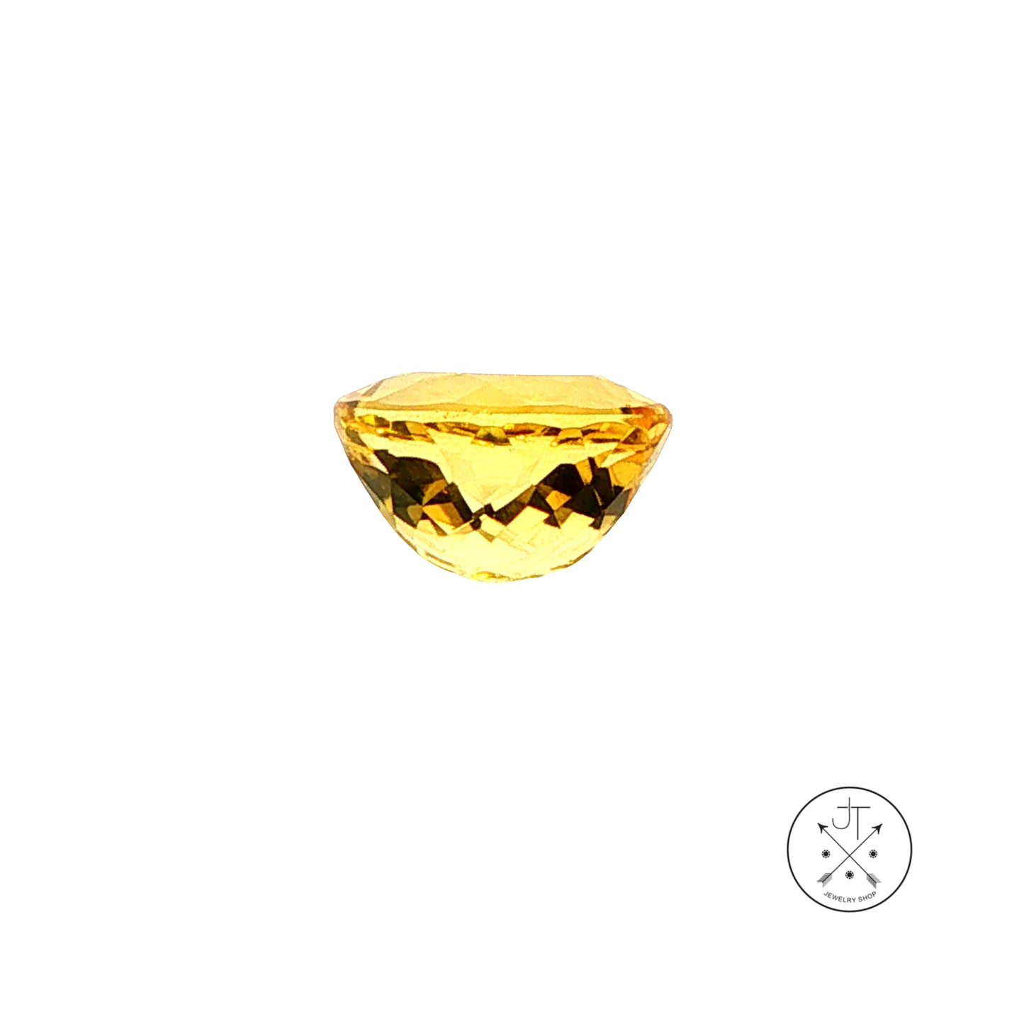 3.57 Carat Natural Heliodor Beryl 10.8 x 8.4 mm Oval Faceted Gemstone Loose