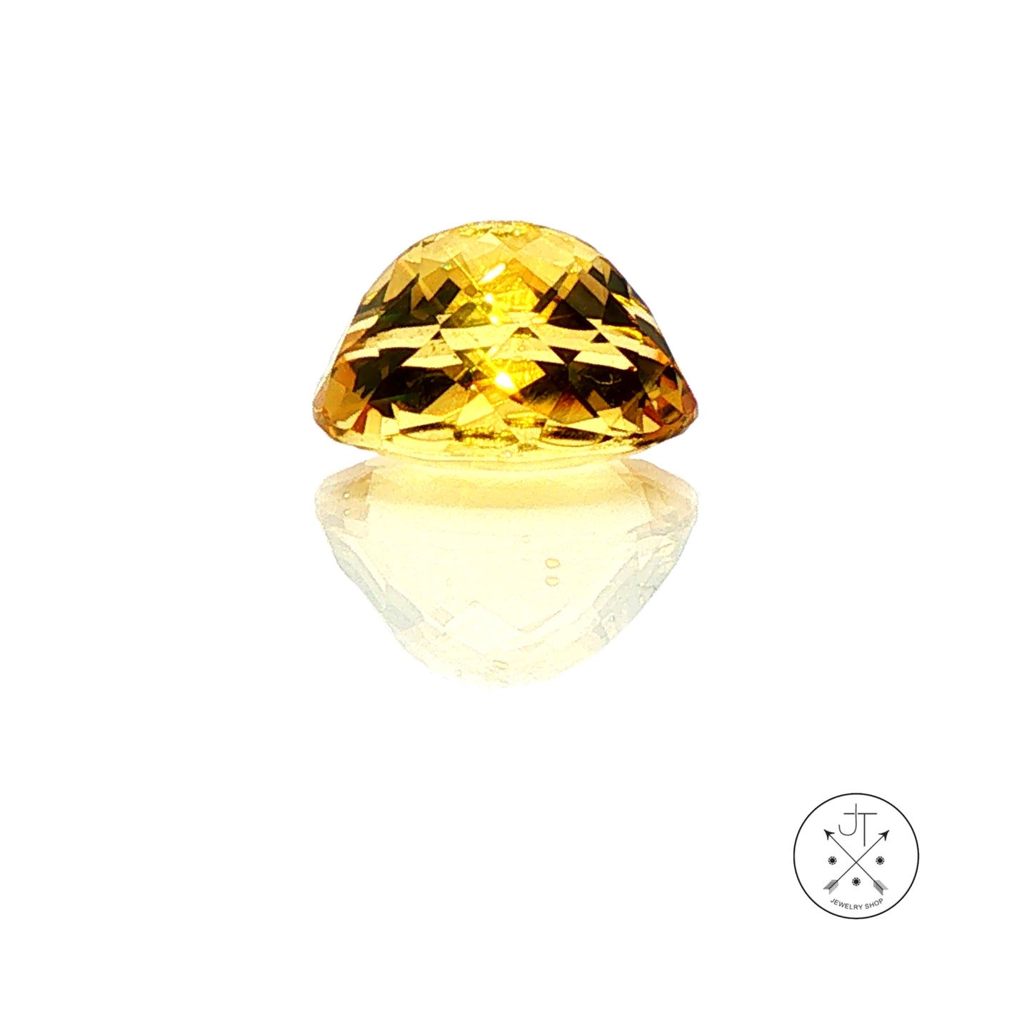 3.57 Carat Natural Heliodor Beryl 10.8 x 8.4 mm Oval Faceted Gemstone Loose