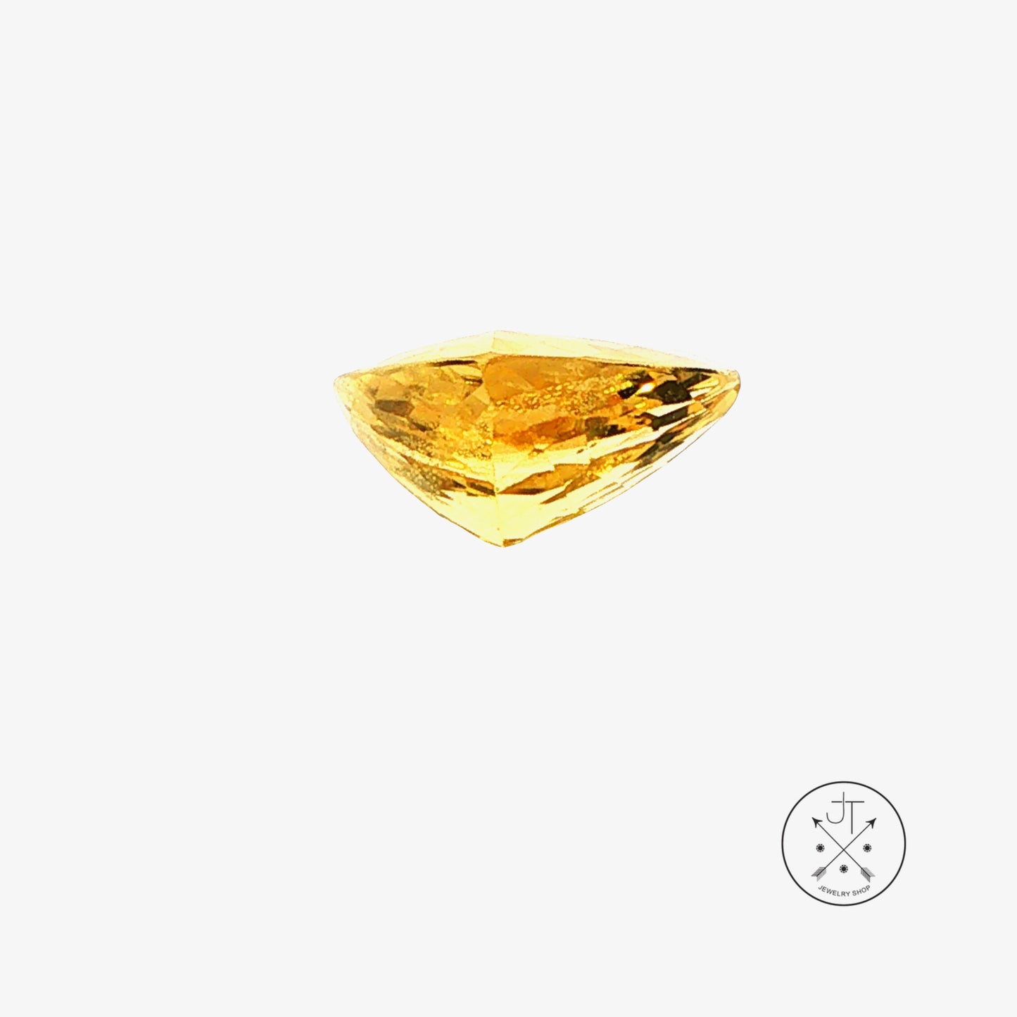4.71 Carat Natural Heliodor Beryl 13.5 x 10.8 mm Long Trillion Faceted Gemstone Loose Russia