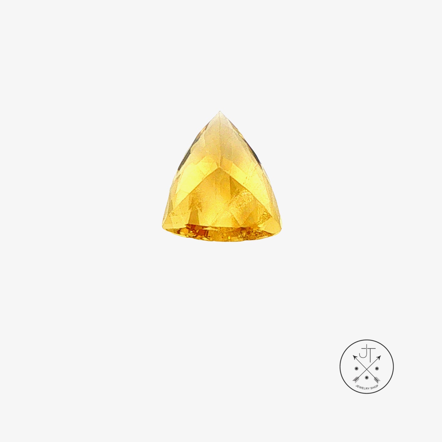 4.71 Carat Natural Heliodor Beryl 13.5 x 10.8 mm Long Trillion Faceted Gemstone Loose Russia