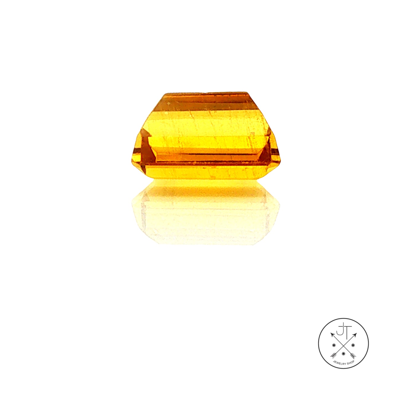 3.62 Carat Natural Heliodor Golden Beryl 10 x 8 mm Emerald Faceted Gemstone Loose