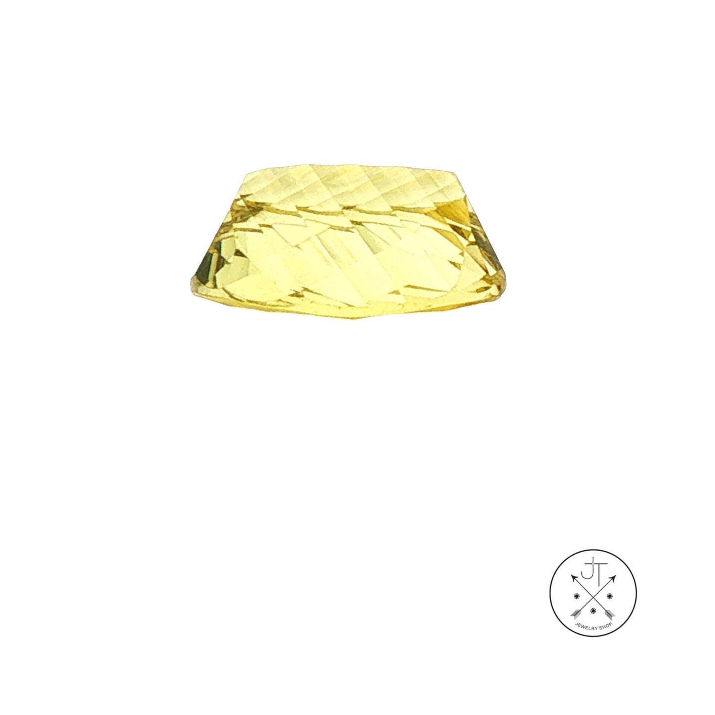 3.92 Carat Natural Heliodor Golden Beryl 12 x 9.8 mm Oval Faceted Gemstone Loose