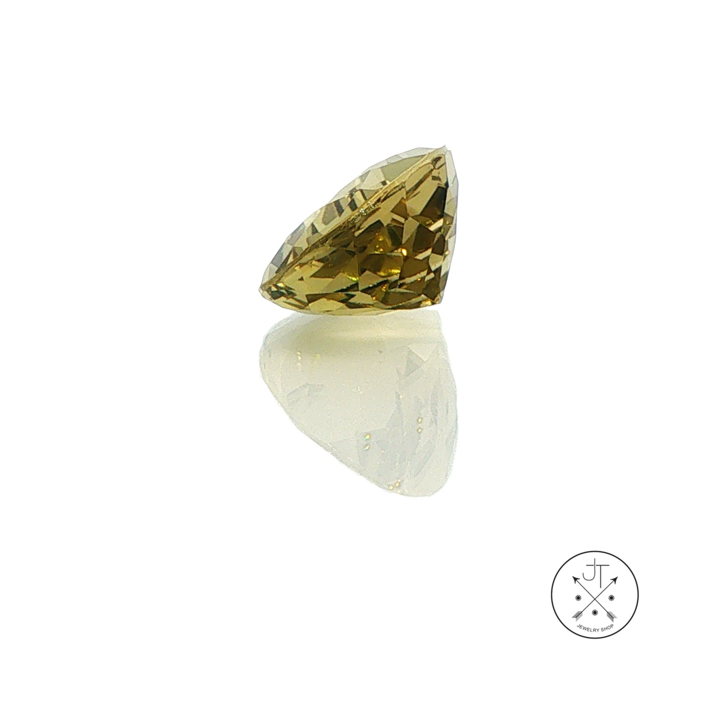 6.60 Carat Natural Green Beryl 15 x 11 mm Pear Faceted Gemstone Loose