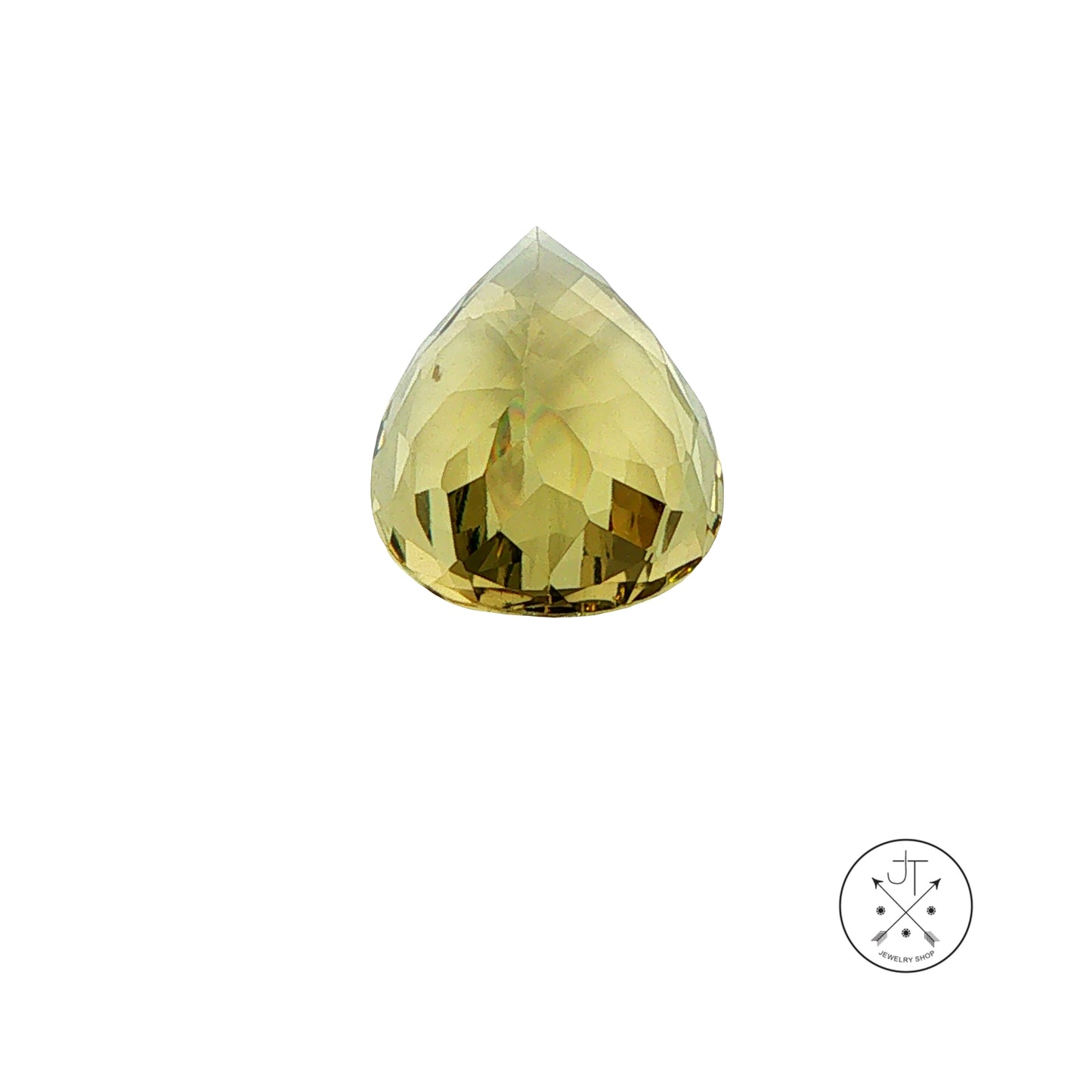 6.60 Carat Natural Green Beryl 15 x 11 mm Pear Faceted Gemstone Loose