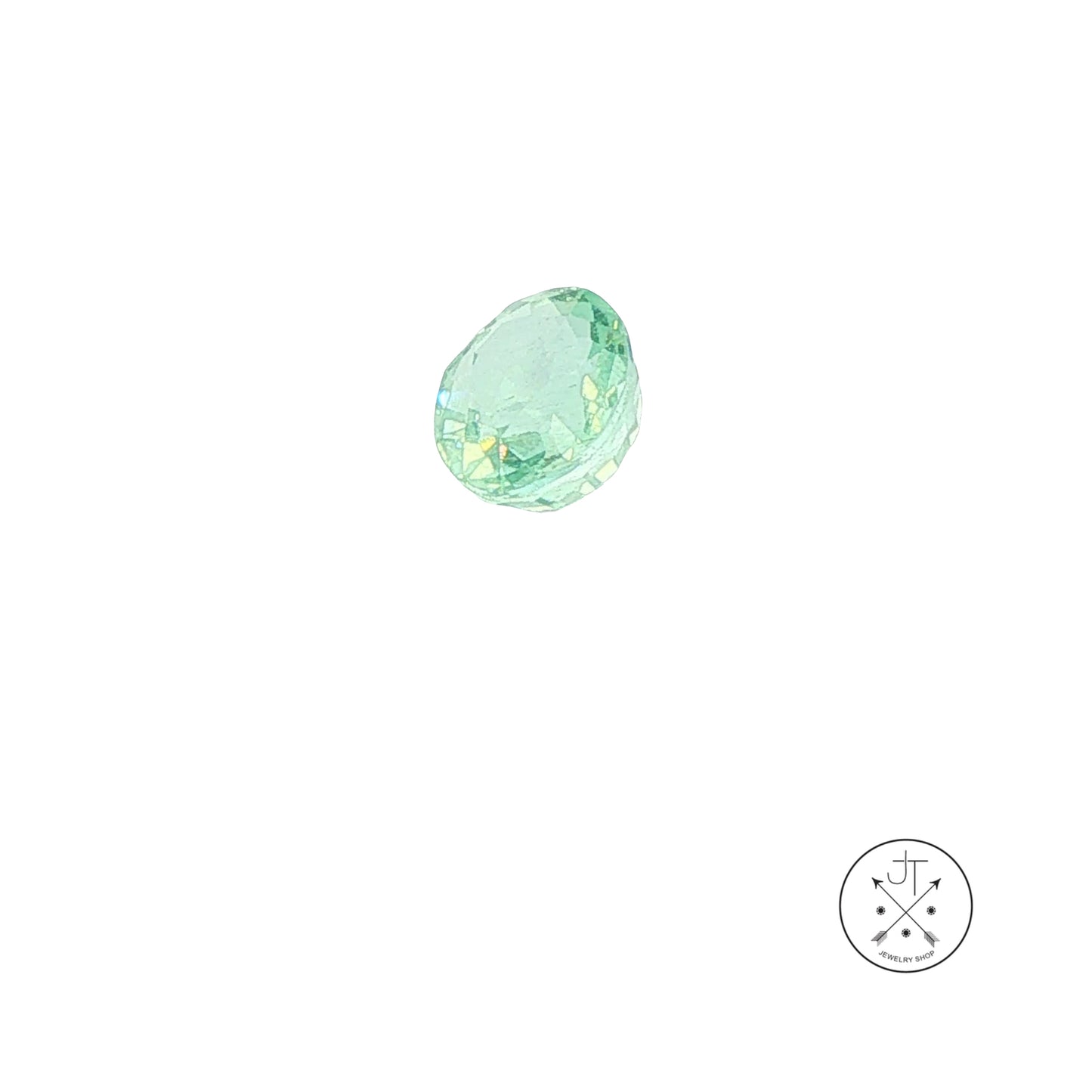 2.01 Carat Natural Green Beryl 9 x 7 mm Oval Faceted Gemstone Loose