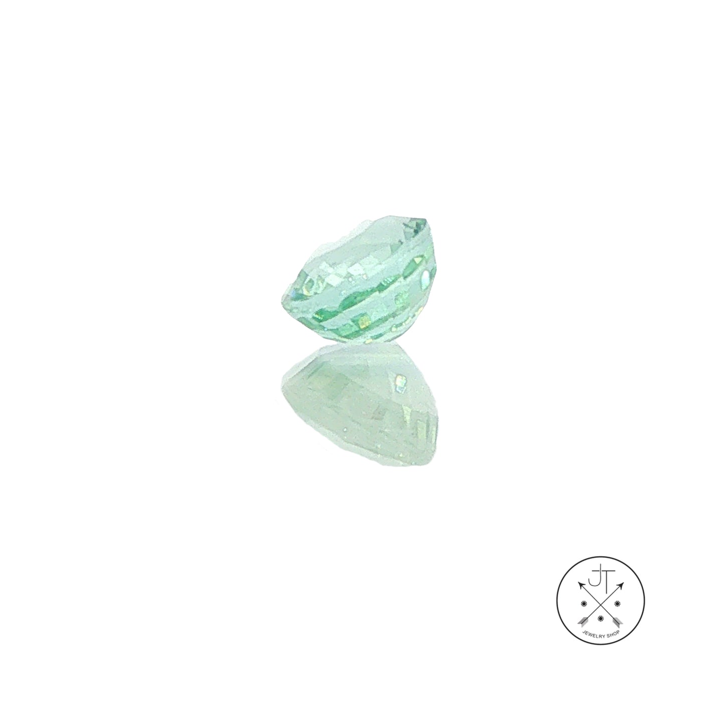 2.01 Carat Natural Green Beryl 9 x 7 mm Oval Faceted Gemstone Loose
