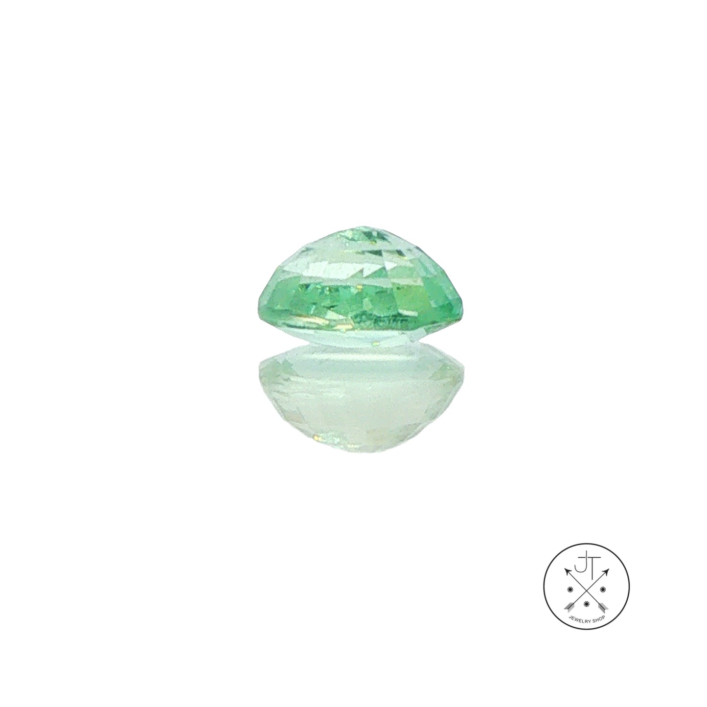 2.01 Carat Natural Green Beryl 9 x 7 mm Oval Faceted Gemstone Loose