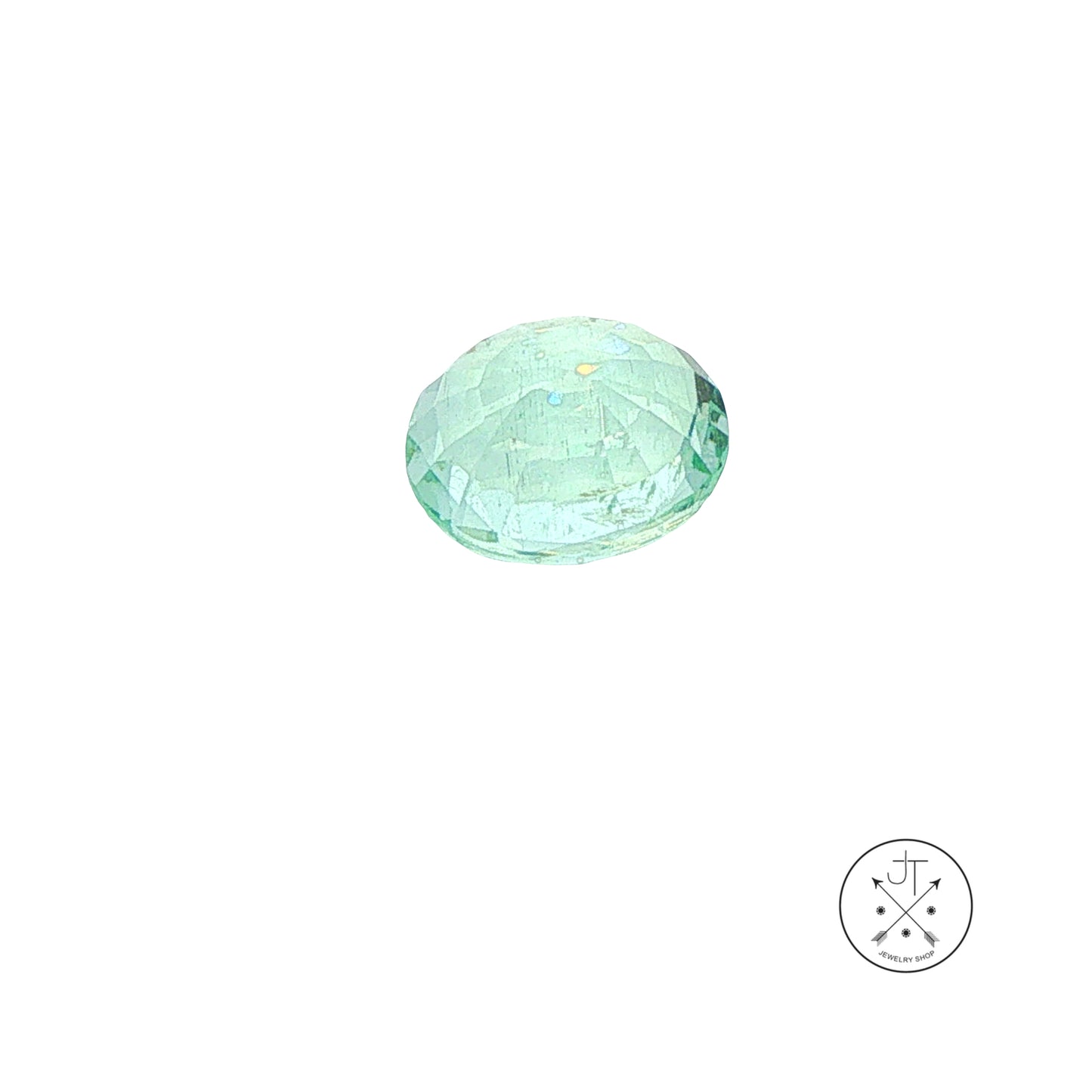 2.01 Carat Natural Green Beryl 9 x 7 mm Oval Faceted Gemstone Loose