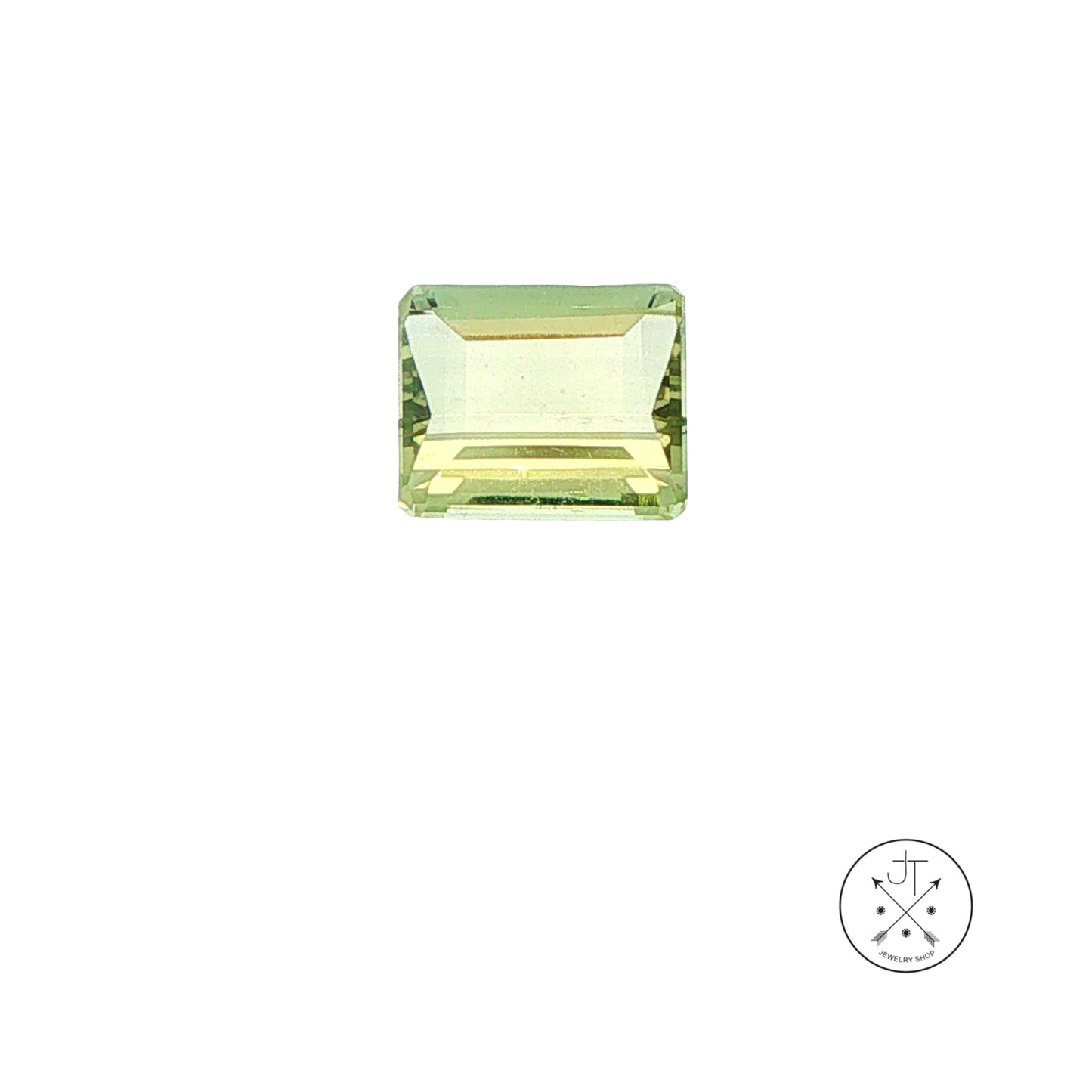 3.35 Carat Natural Green Beryl 10 x 8 mm Emerald Faceted Gemstone Loose