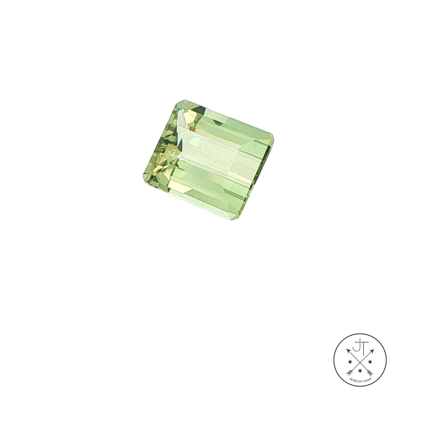 3.35 Carat Natural Green Beryl 10 x 8 mm Emerald Faceted Gemstone Loose