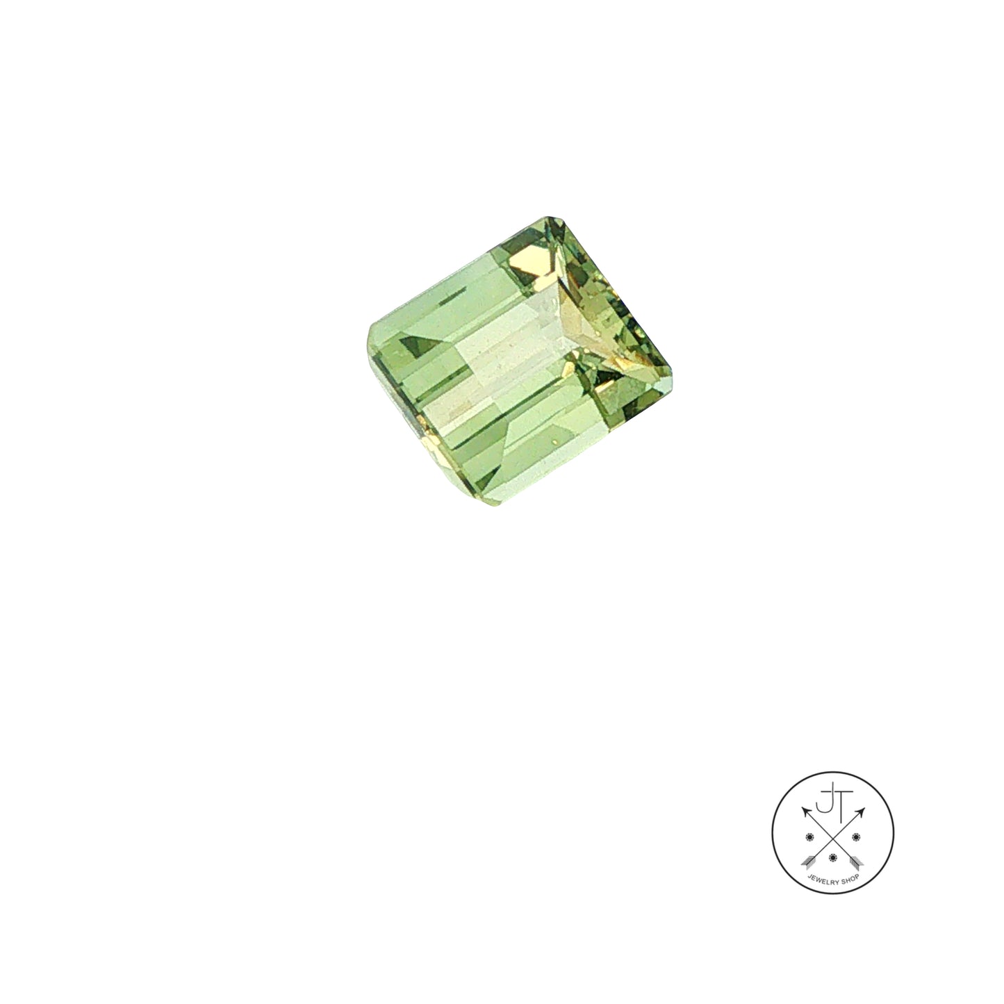 3.35 Carat Natural Green Beryl 10 x 8 mm Emerald Faceted Gemstone Loose