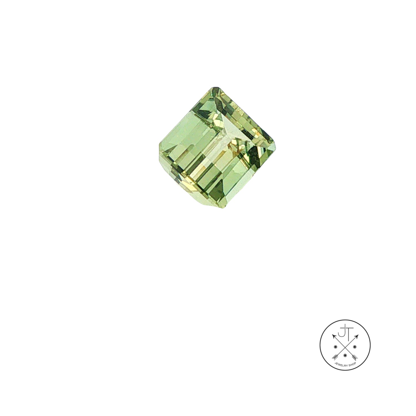 3.35 Carat Natural Green Beryl 10 x 8 mm Emerald Faceted Gemstone Loose