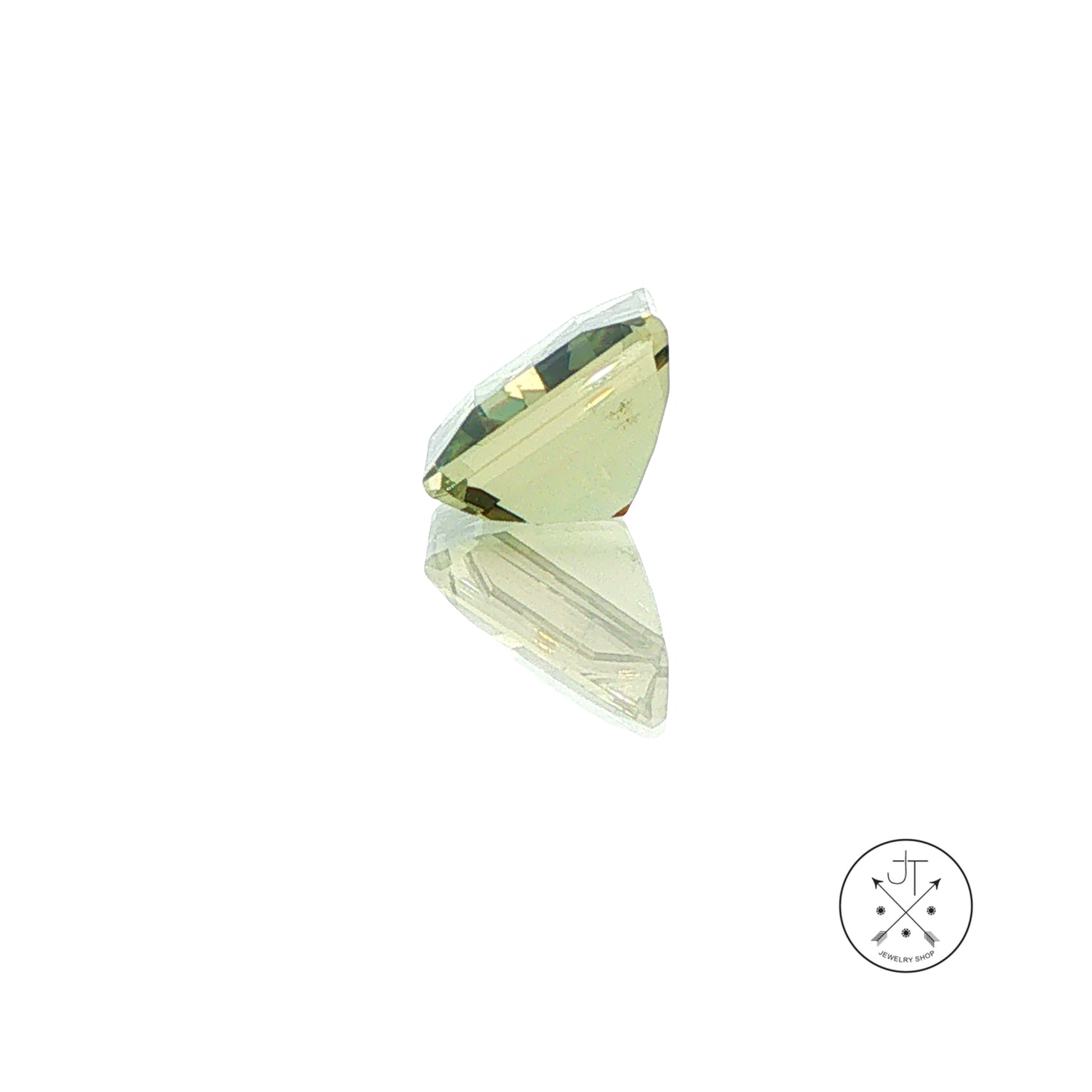 3.35 Carat Natural Green Beryl 10 x 8 mm Emerald Faceted Gemstone Loose