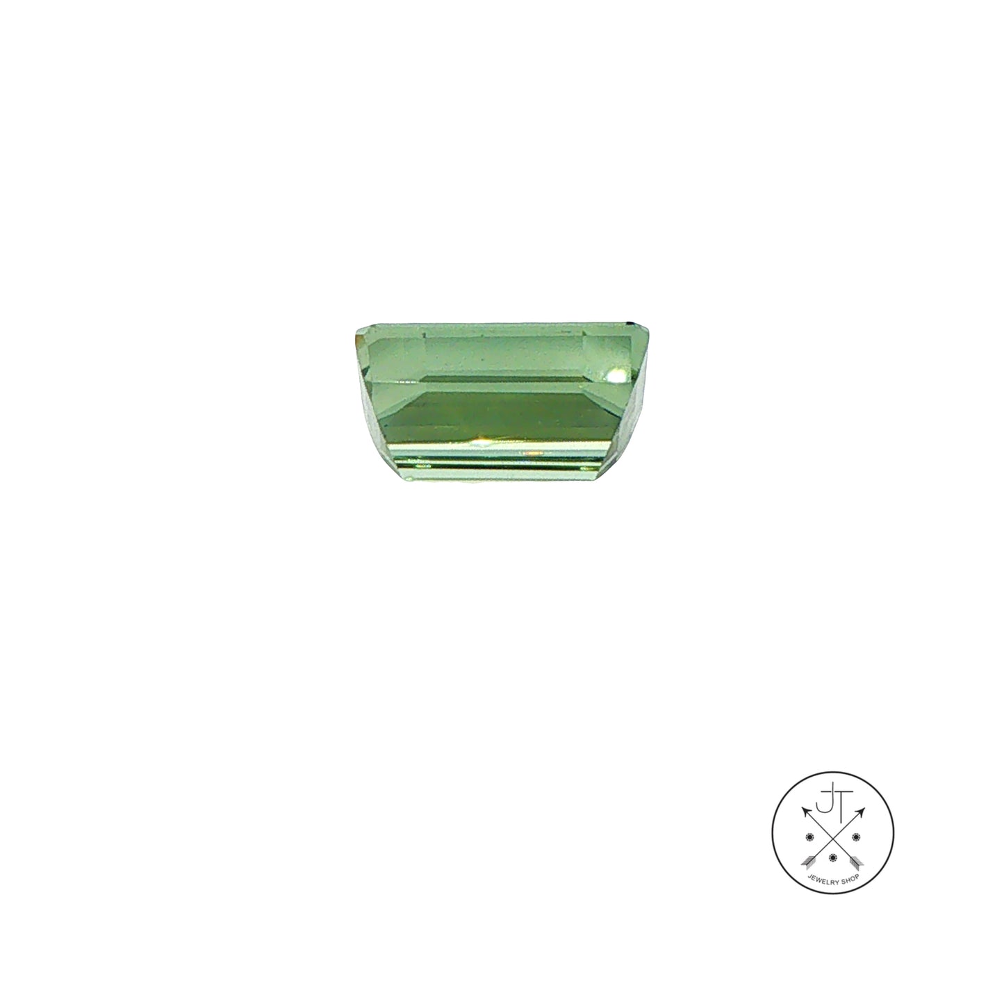 3.35 Carat Natural Green Beryl 10 x 8 mm Emerald Faceted Gemstone Loose