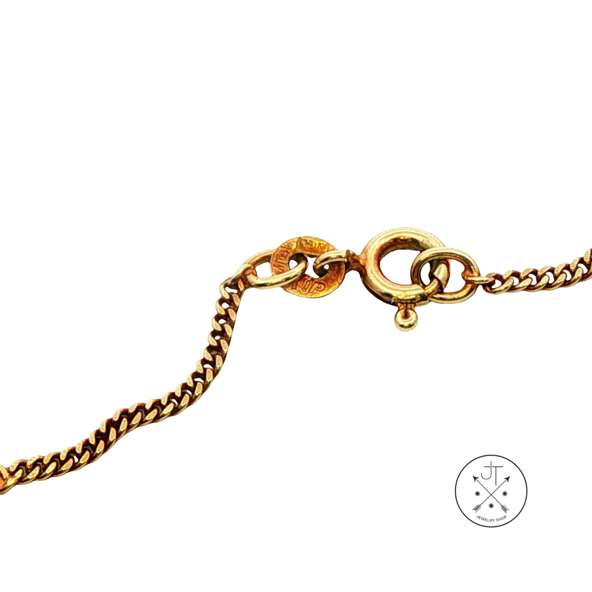 Vintage 14k Yellow Gold 20 Inch Filigree Station Necklace Chain