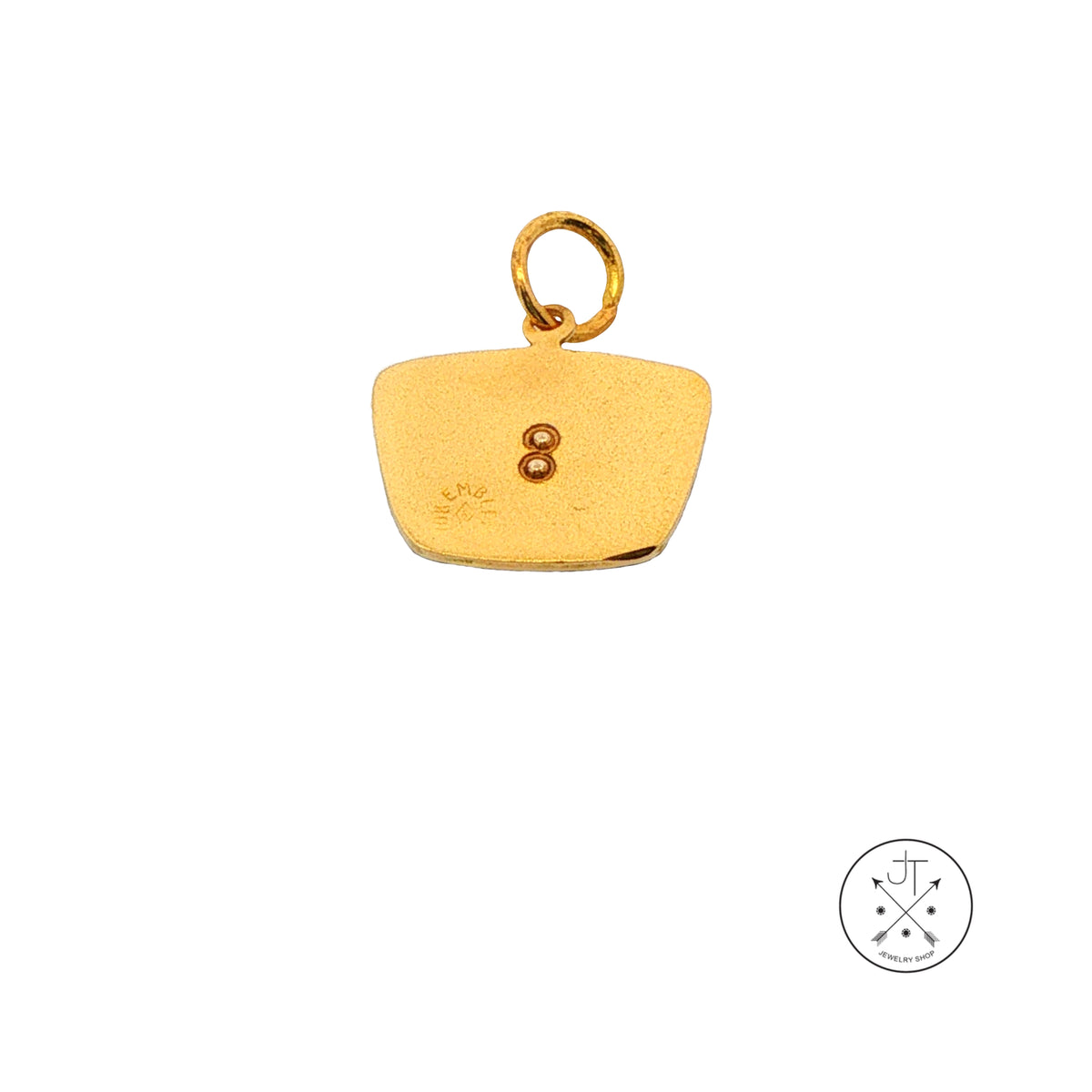 Vintage 10k Yellow Gold General System Service Award Pendant Charm