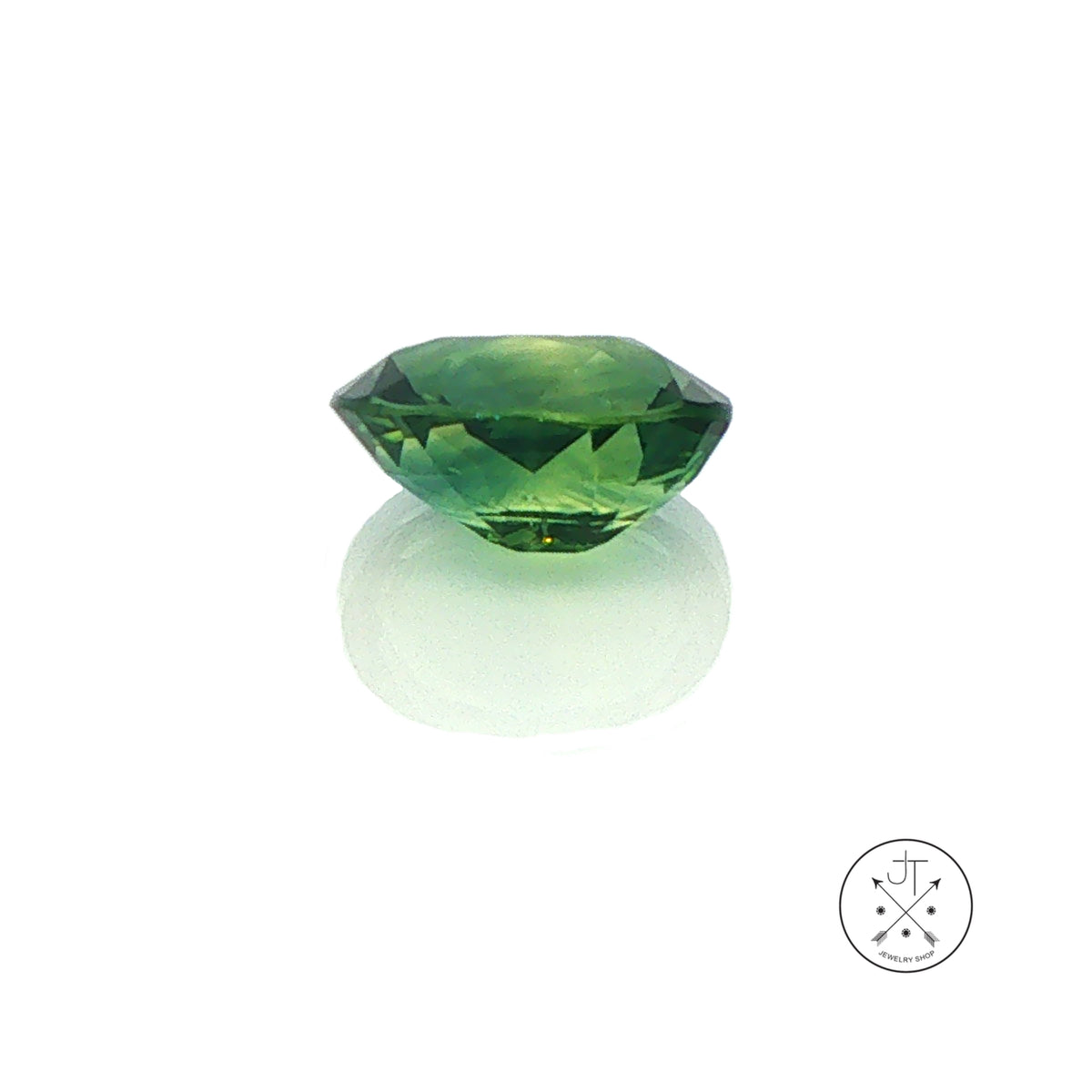 2.23 Carat Natural Sapphire Oval Faceted 8.6 x 6.2 mm Gemstone Teal Loose No Heat