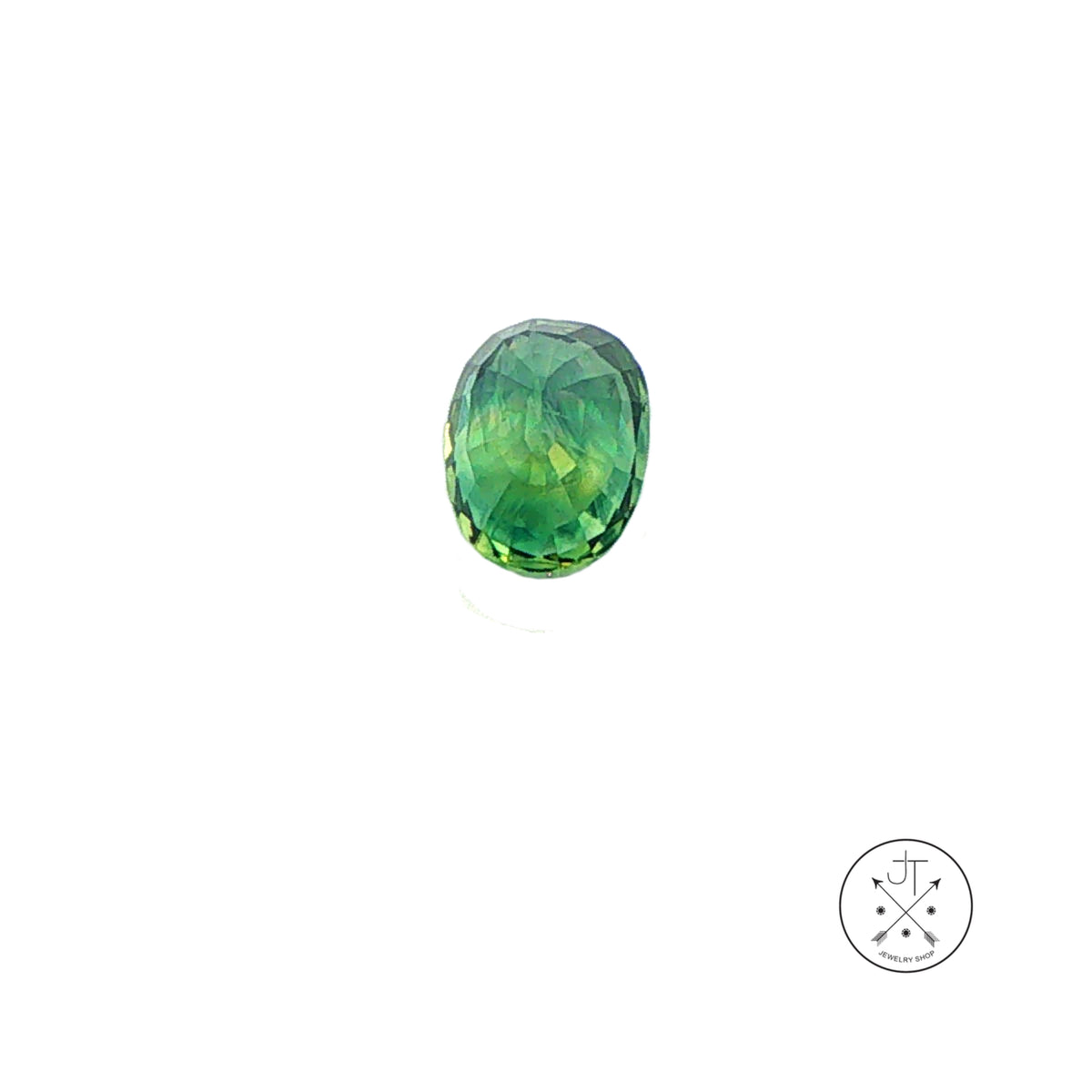 2.23 Carat Natural Sapphire Oval Faceted 8.6 x 6.2 mm Gemstone Teal Loose No Heat