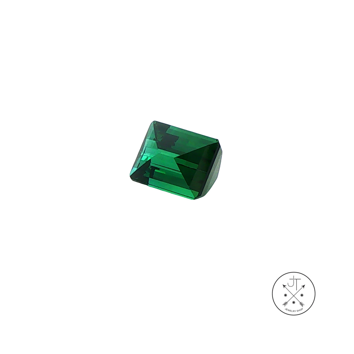 1.68 Carat Natural Green Tourmaline 7.3 x 5.7 mm Mixed-cut Gemstone Loose