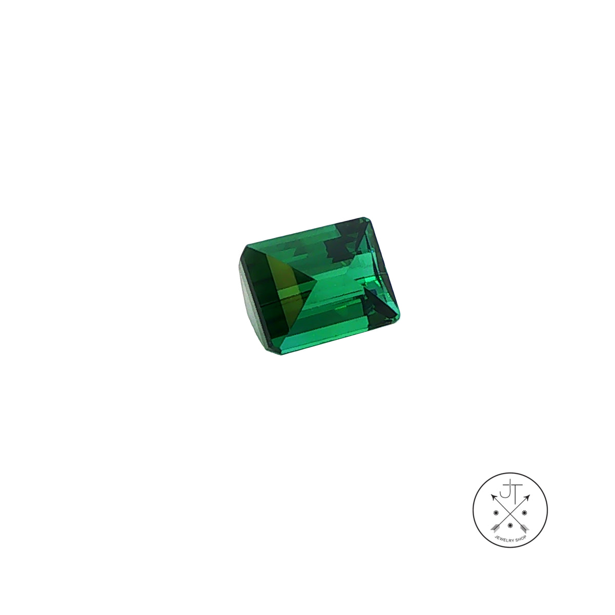 1.68 Carat Natural Green Tourmaline 7.3 x 5.7 mm Mixed-cut Gemstone Loose