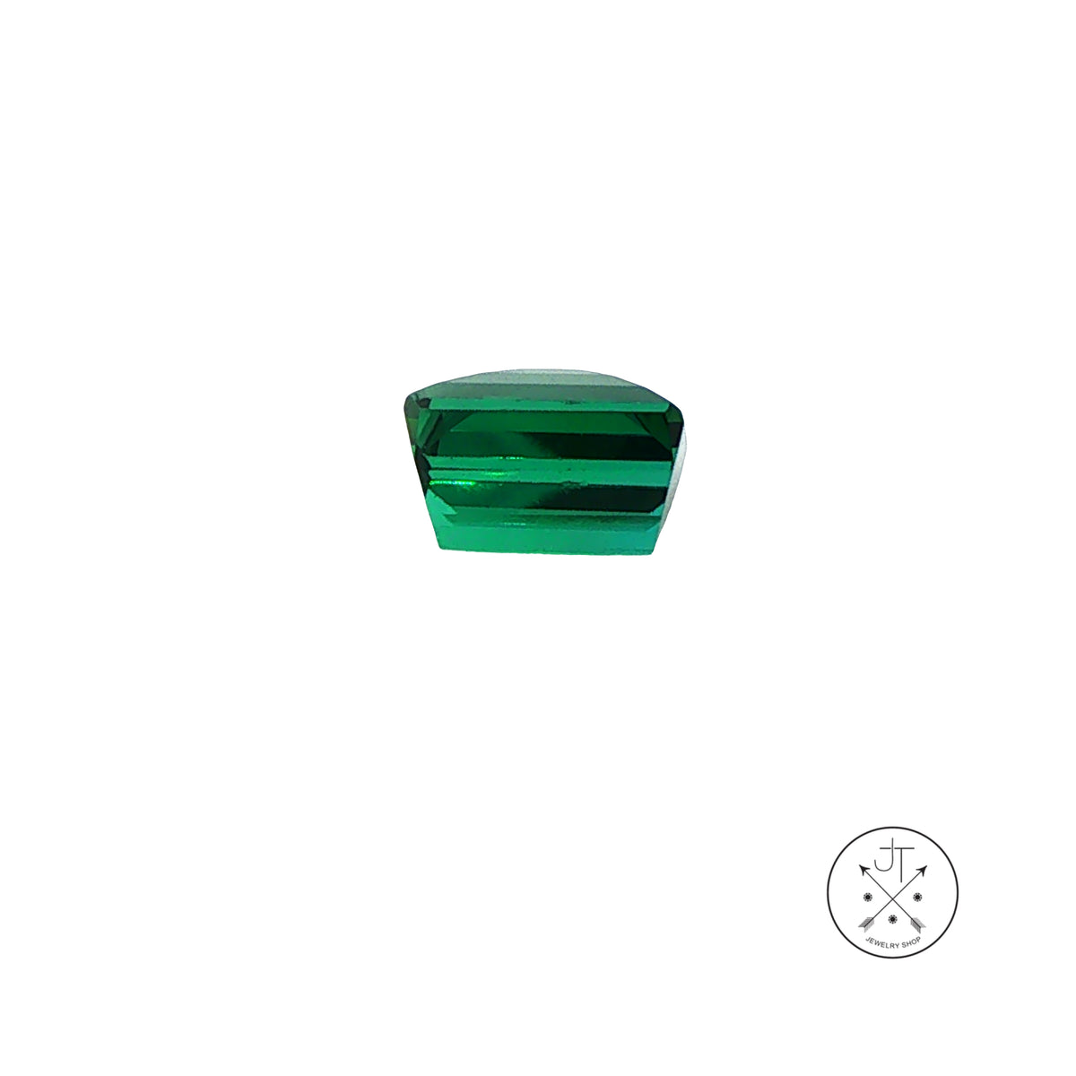1.68 Carat Natural Green Tourmaline 7.3 x 5.7 mm Mixed-cut Gemstone Loose