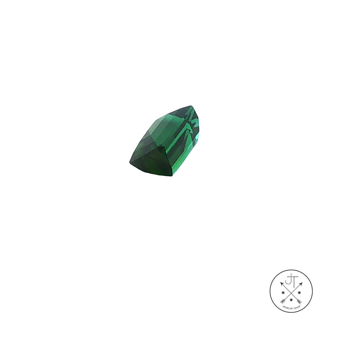 1.68 Carat Natural Green Tourmaline 7.3 x 5.7 mm Mixed-cut Gemstone Loose