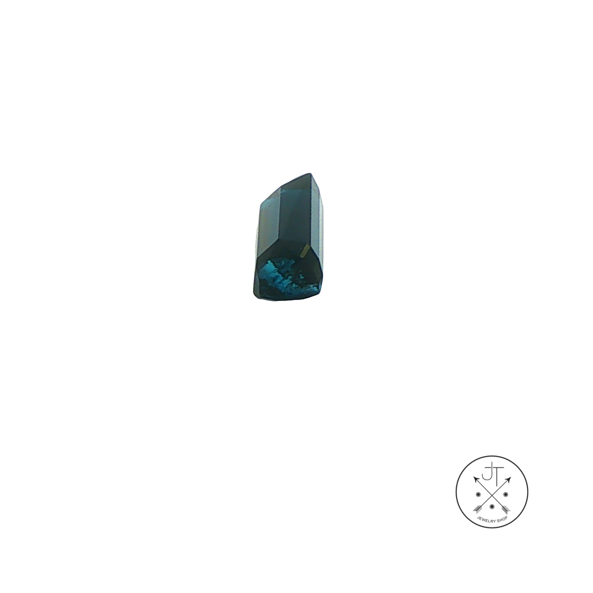 1.51 Carat Natural Indicolite Tourmaline 8.8 x 4.6 mm Emerald cut Gemstone Loose