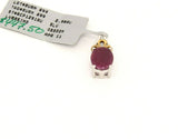 New Le Vian Sterling Silver Pendant with Ruby