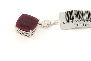 New Le Vian Sterling Silver Pendant with 11.63 carat Ruby