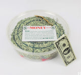 New Old Stock Shredded Money Cash Shreds Christmas Wreath 8.5 Inch 2 Pack